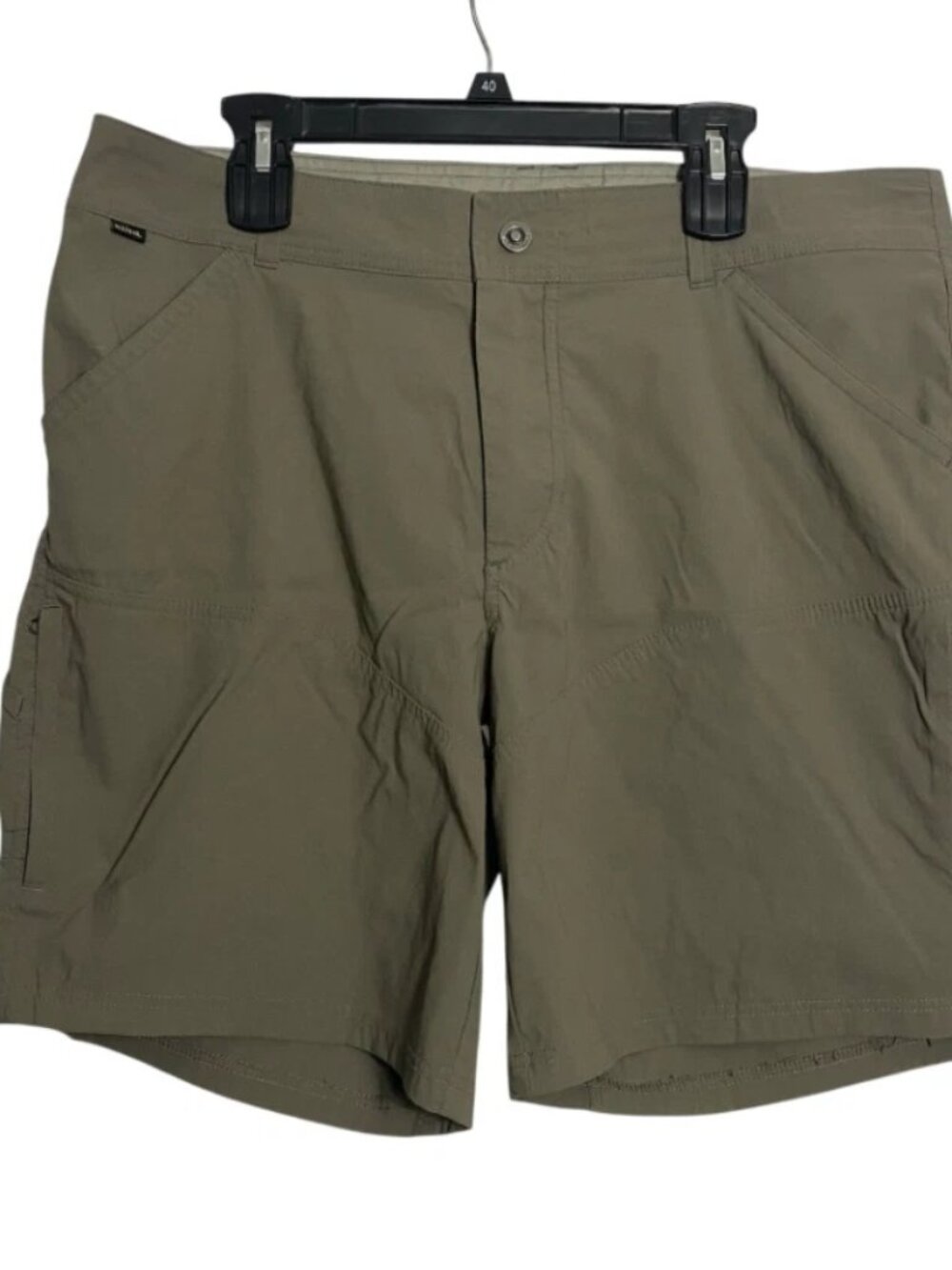 Kuhl Renegade Mens Gray Athletic Outdoor Hiking Performance Shorts Size 38